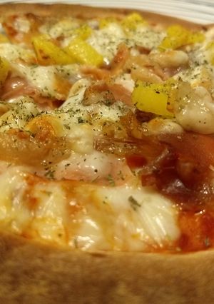 Una foto de Homemade pizza #lacocinadeBea