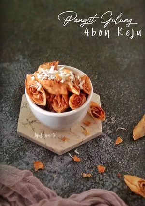 Foto resep Pangsit Gulung Abon Keju