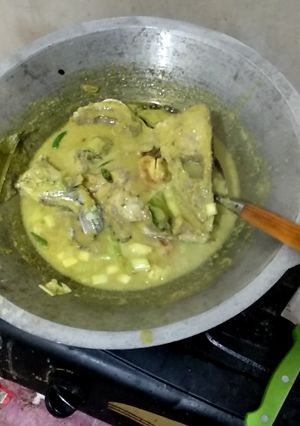 Foto resep Masak kuning kepala ikan kakap