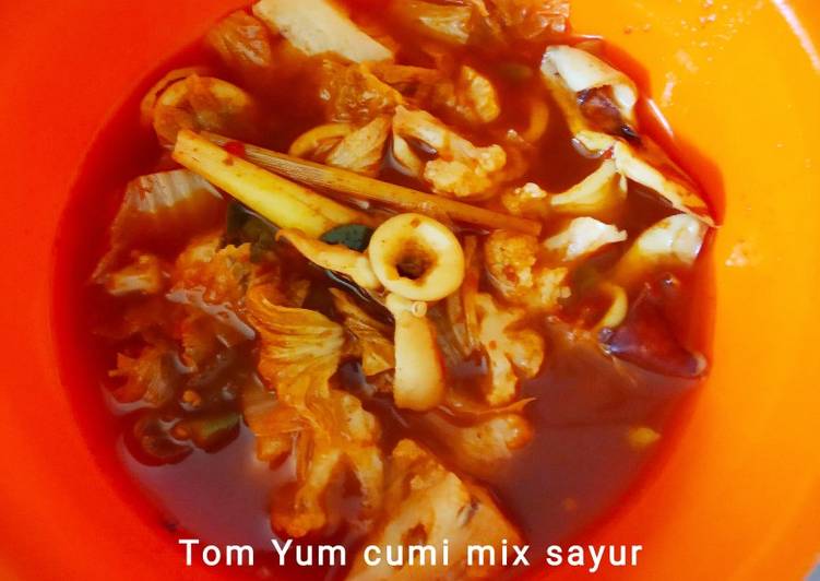 Tom Yum seafood mix sayur