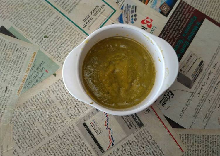 Mpasi 7 bulan "sop tuna kukus"