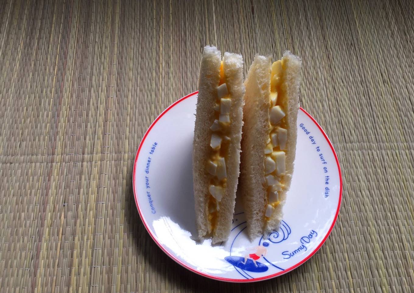 Super simple tamago sando (sandwich telur ala jepang)