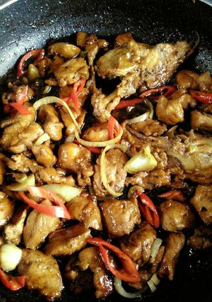 Foto resep Ayam lada hitam/chicken blackpepper