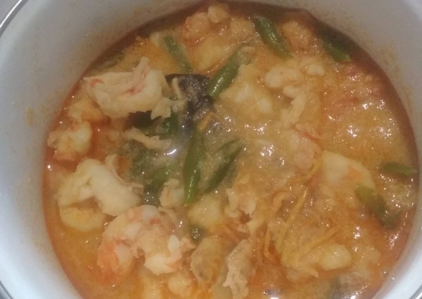 Tumis udang buncis