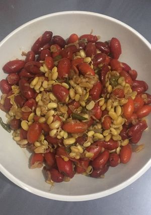 Foto resep Tumis/oseng kulit melinjo dan toge kecambah