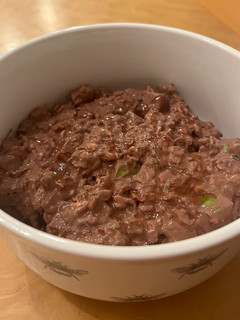 A picture of Healthy Brownie Batter Apple Oats.