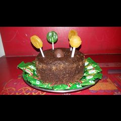 A picture of Semolina  cake.
