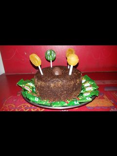 A picture of Semolina  cake.