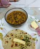 Butter Naan stuffed paneer