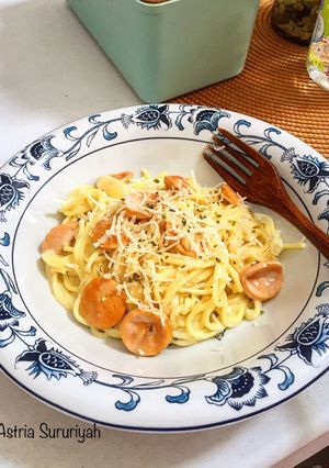 Foto resep Spaghetti carbonara