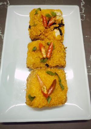 Foto resep Tempe isi ayam mercon