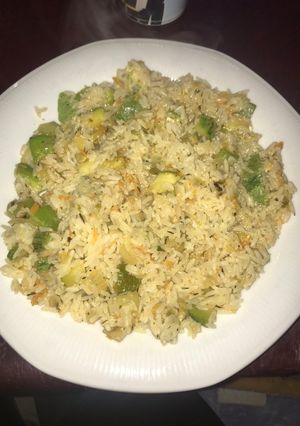 Una foto de Arroz con verduras