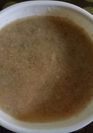 Foto resep Bubur Salmon Wortel (MPASI 4 Bintang 6 Bulan)