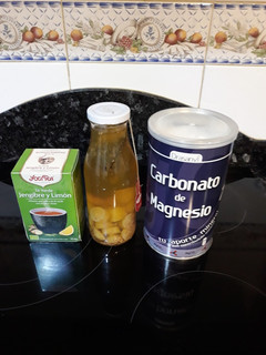 Una foto de Infusión de té verde con uva blanca, s.de lino y c.de magnésio