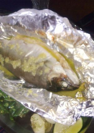 Una foto de Pescado a las brasas