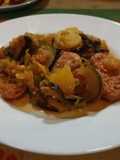 Pisto con Longaniza