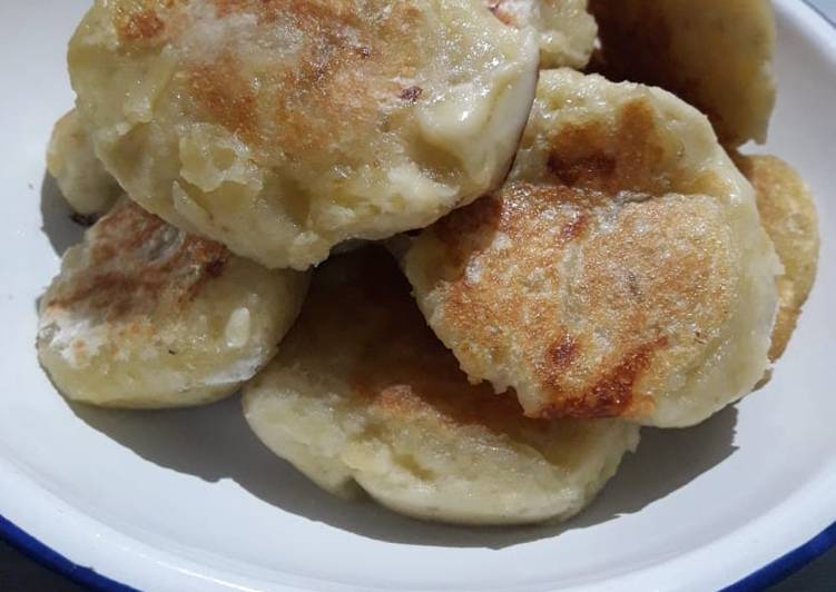 Bagaimana Membuat Pancake kentang simple, Enak Banget