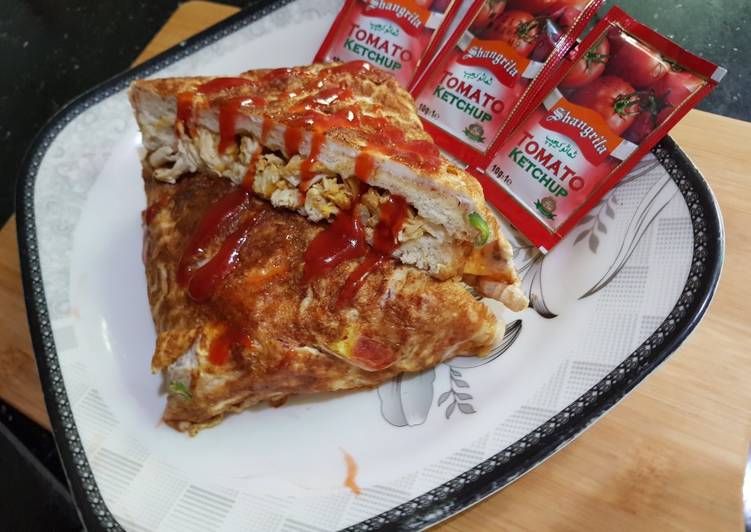 Easiest Way to Prepare Award-winning Chicken Tikka sandwich (street food recipe)