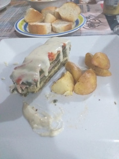 Una foto de Lasaña de acelga