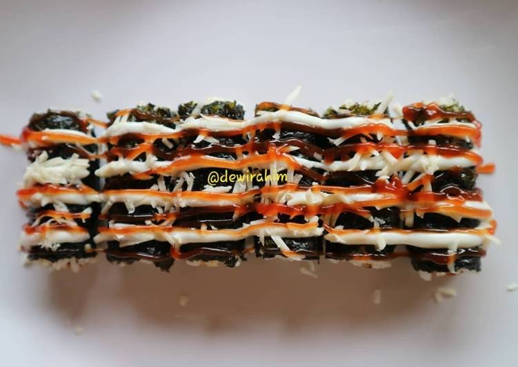 Resep Nasi goreng gulung nori yang Sempurna