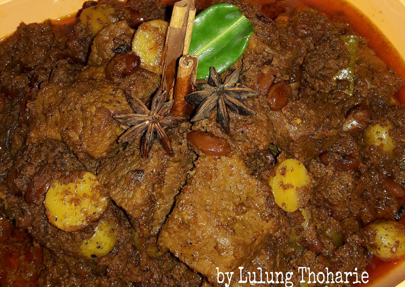 Resep Rendang Mix Kacang Merah dan Kentang Mini a laa PawonLulung yang
Menggugah Selera
