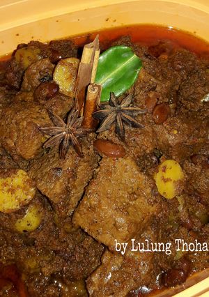 Foto resep Rendang Mix Kacang Merah dan Kentang Mini a laa PawonLulung