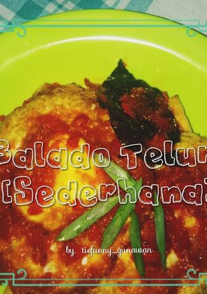 Foto resep Balado Telur (Sederhana)