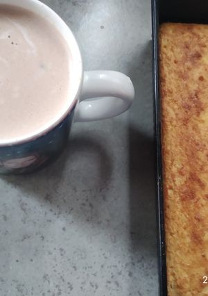 Una foto de Budín saludable de coco y limón 🍋🍋🍋