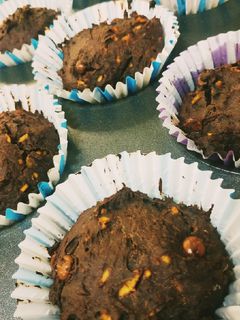 Φωτογραφία της συνταγής Υγιεινές Brownie μπουκίτσες