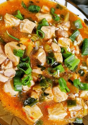 A picture of Chilli Chicken 🐓🍗 Restaurant style ❤️.