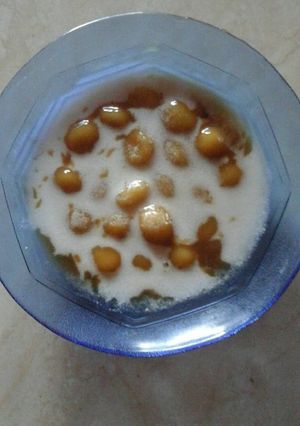 Foto resep bubur canil cenil cenil..