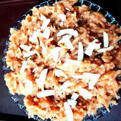 A picture of Gur wale rice.