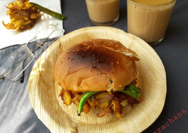 Simple Way to Make Ultimate Baked cheesei vada pav