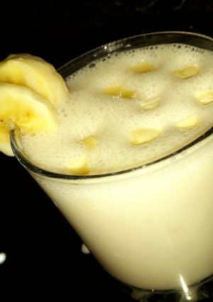 A picture of Banana Yogoshake🍌🍨.