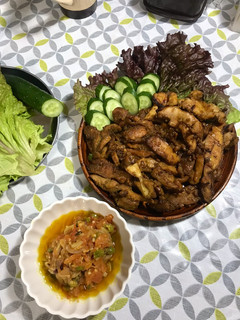 Foto resep Ayam panggang teplon sambal tomat iris