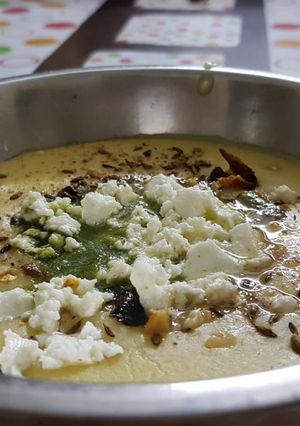 A picture of Moradabadi moong dal.