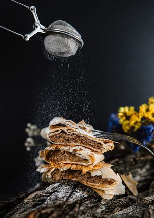 Almás-diós rétes recept fotója