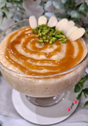 عکسی از دستور شیر برنج کاراملی 😋