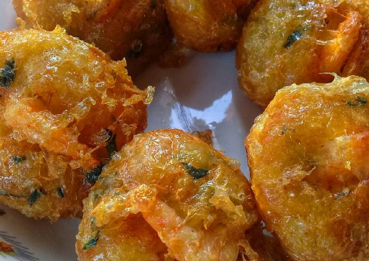 Perkedel Kentang Toping Udang