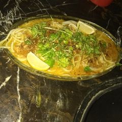 A picture of Memoni Curry khousay.