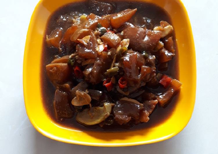 Easiest Way to Cook Yummy Tumis Kikil Cabe Hijau