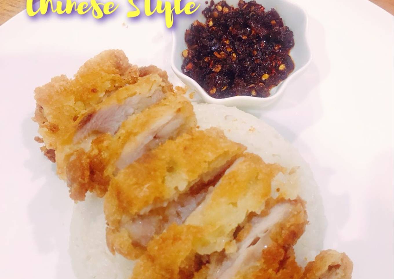 Crispy chicken chinese style