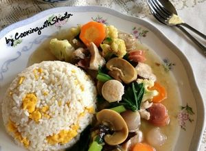 Foto resep Nasi Capjay Ayam
