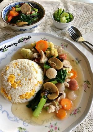 Foto resep Nasi Capjay Ayam