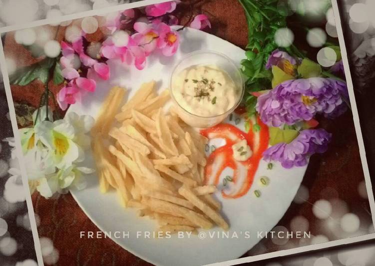 Resep Kentang Goreng With Saus Tartar French Fries Yang Lezat