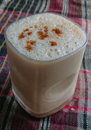Hình của món Sinh tố sữa chua kefir cafe.