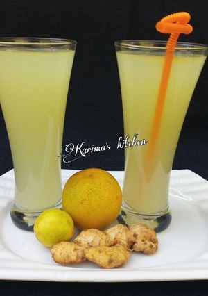 A picture of Ginger lemonade.