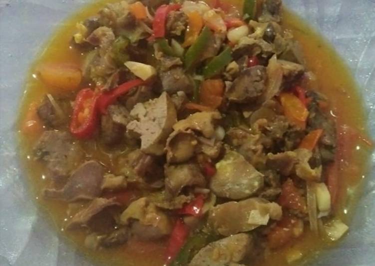 Langkah Mudah untuk Membuat Hati ayam pedas manis Anti Gagal