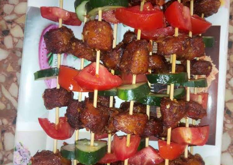 Plantain kebab