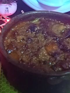 صورة لوصفة طاجن مسقعة باللحمة المفرومة طعمه حكاية 😋